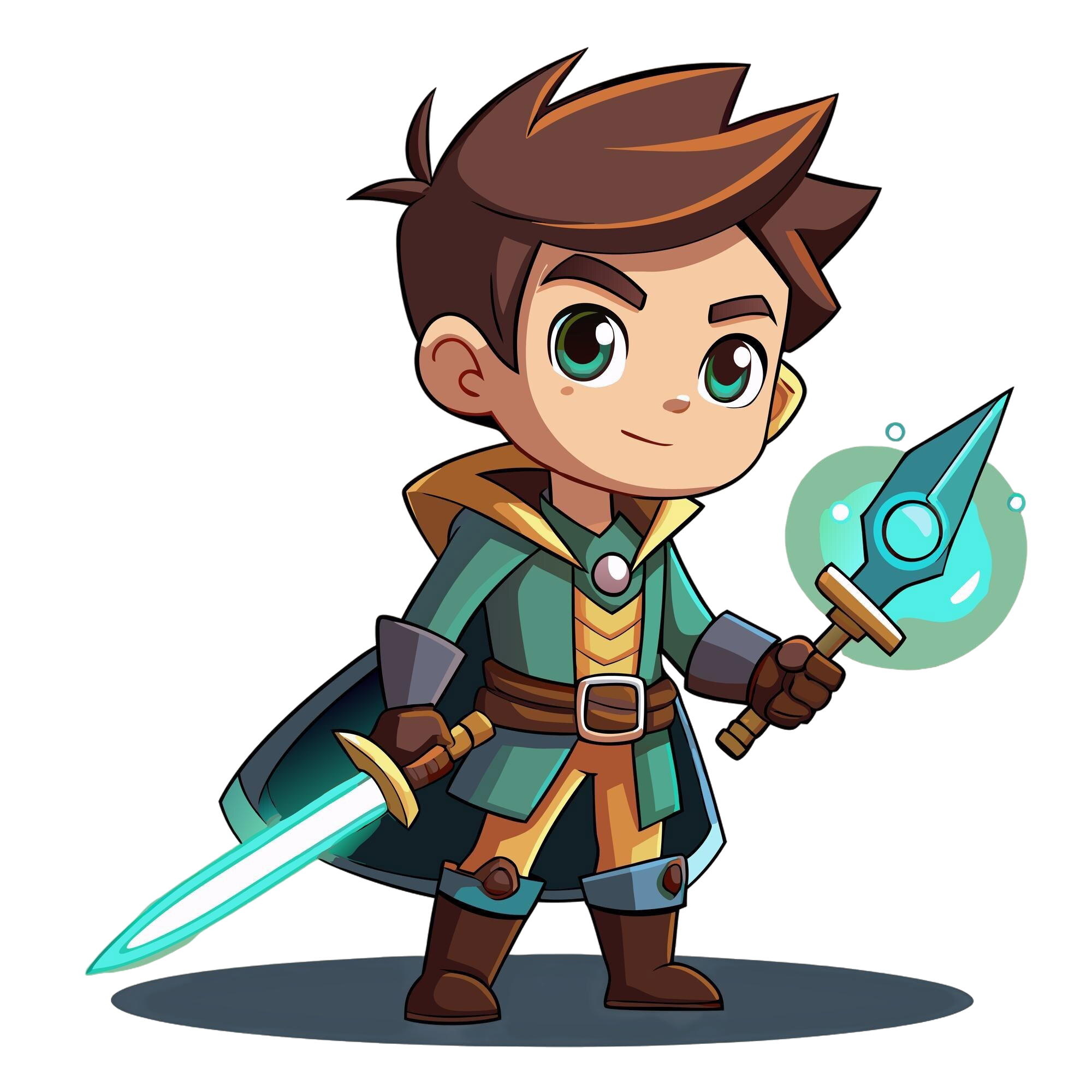 Gaming character illustration for GameBinge online gaming platform