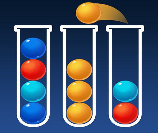 Ball Sort color puzzle gameplay image